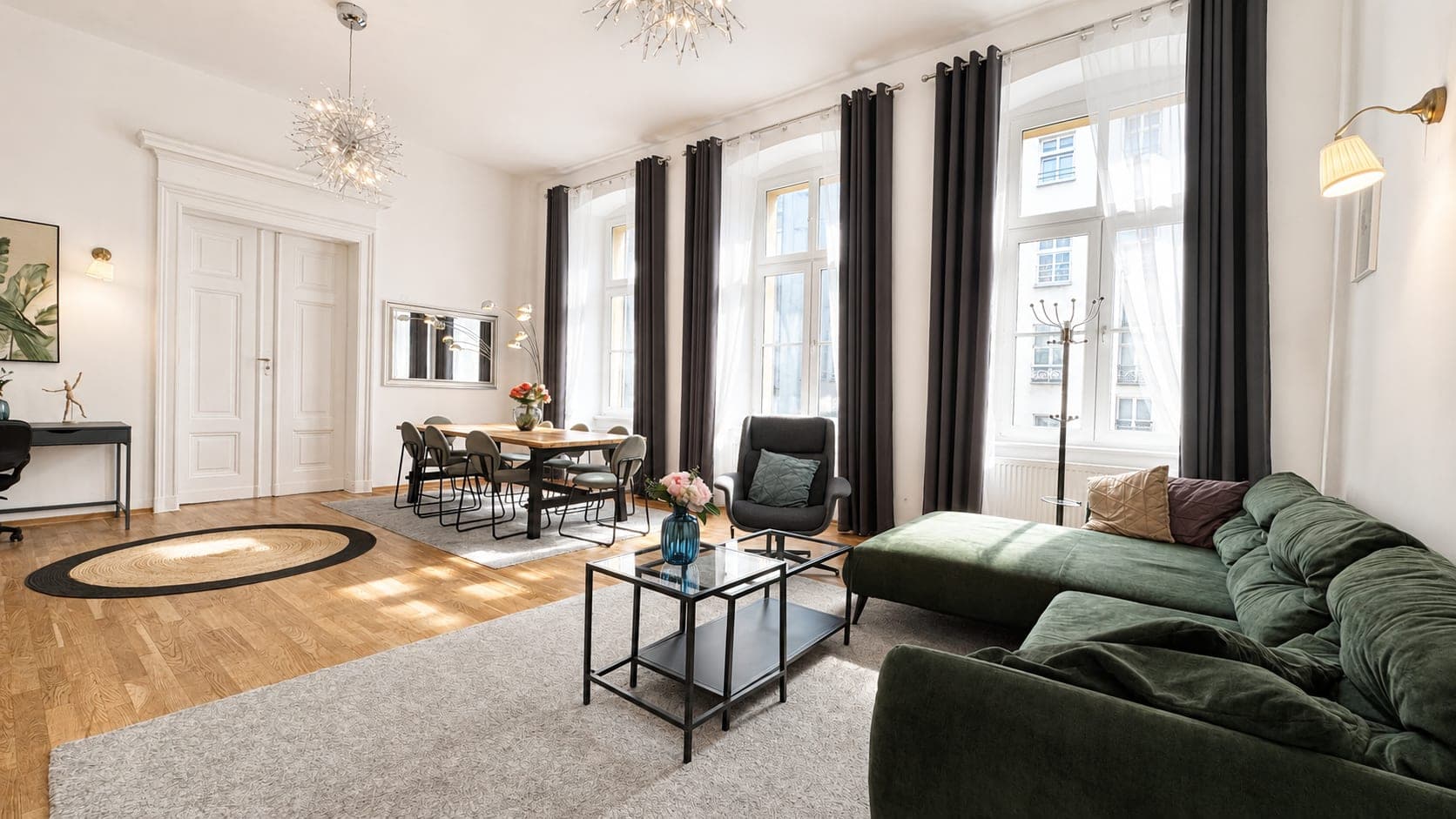 Living room in Brückenstraße, 1.OG, photograph 6 of 7