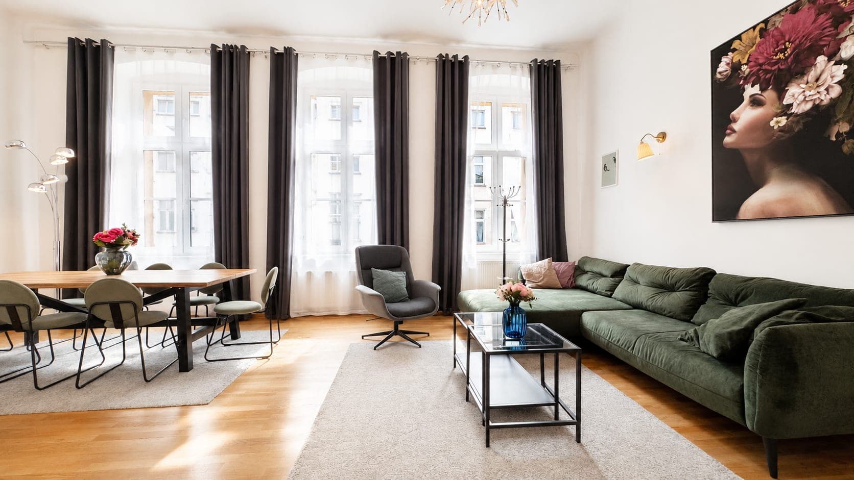 Living room in Brückenstraße, 1.OG, photograph 7 of 7
