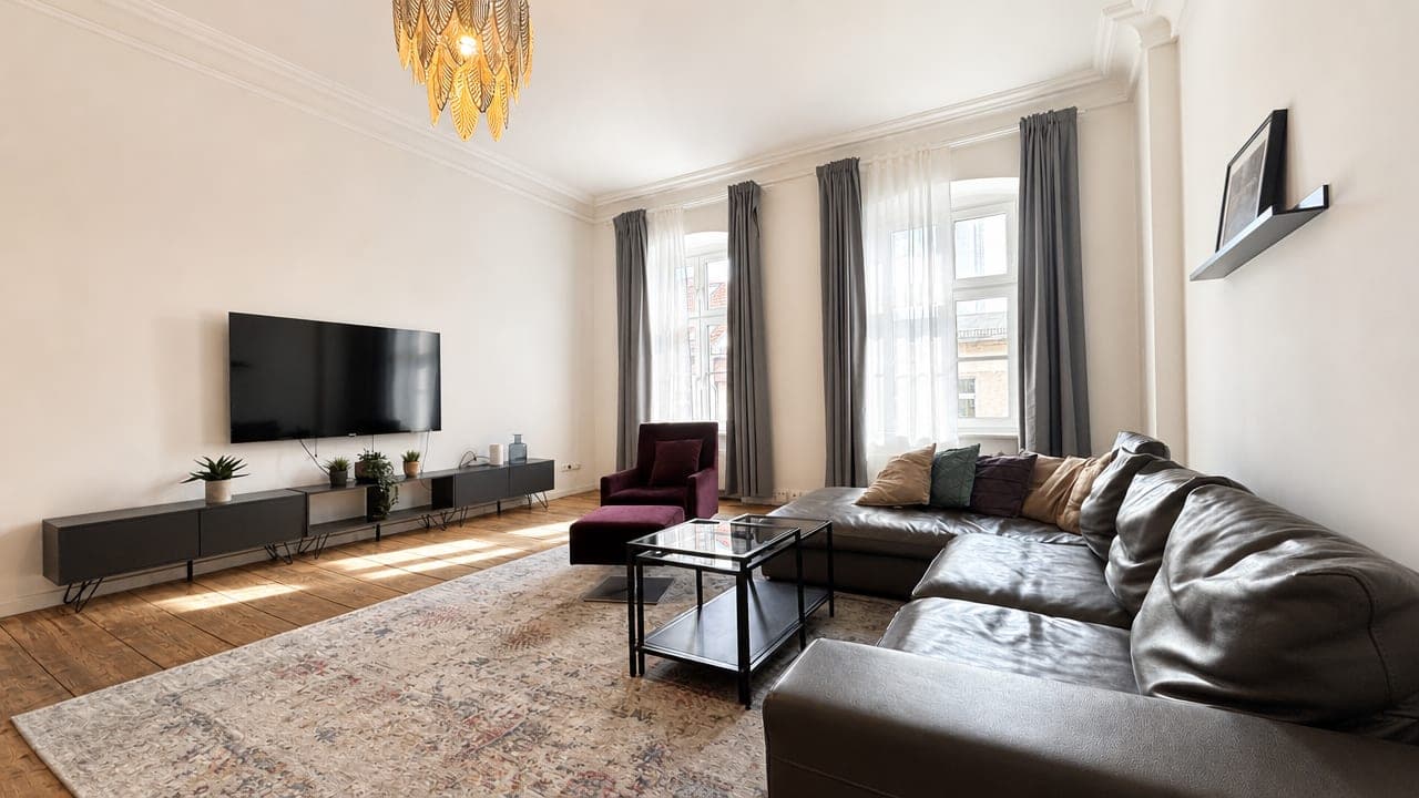 Living room in Brückenstraße, 3.OG, photograph 7 of 7