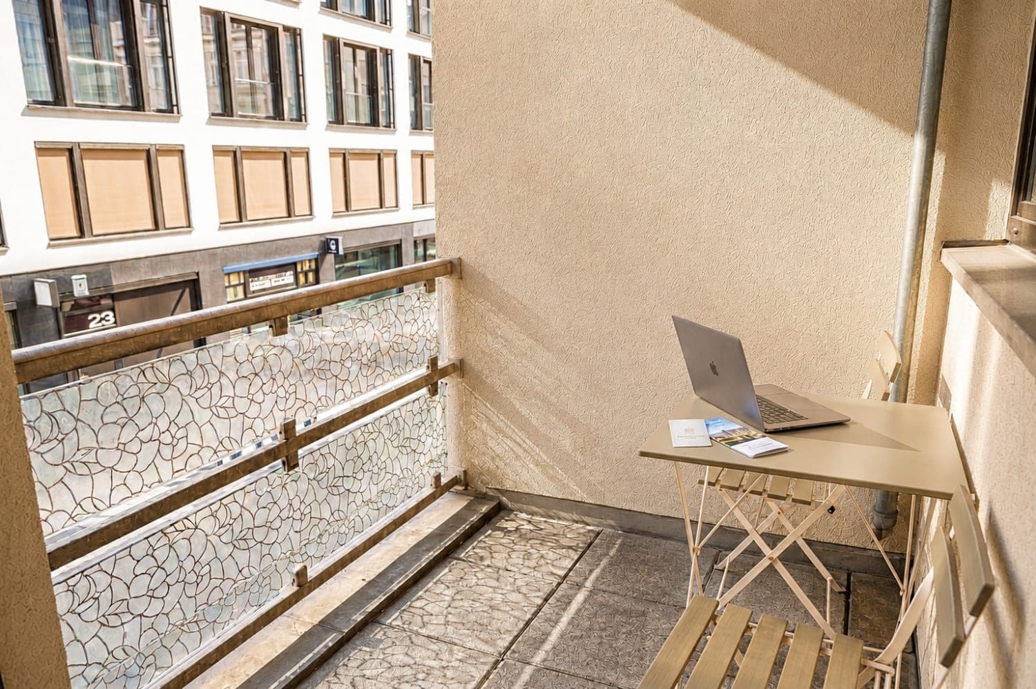 Balcony in Flat 104