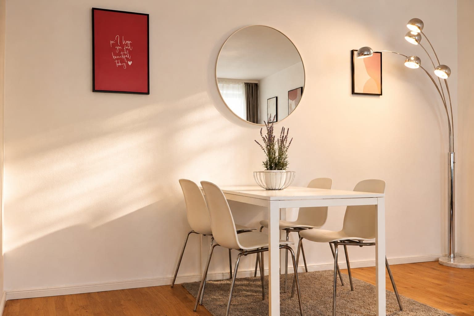 Dining area in Flat 105