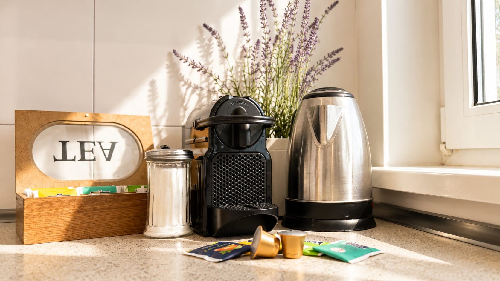 Kitchen in Flat 201, photograph 2 of 4