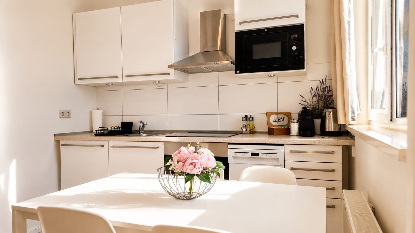 Kitchen in Flat 201, photograph 3 of 4