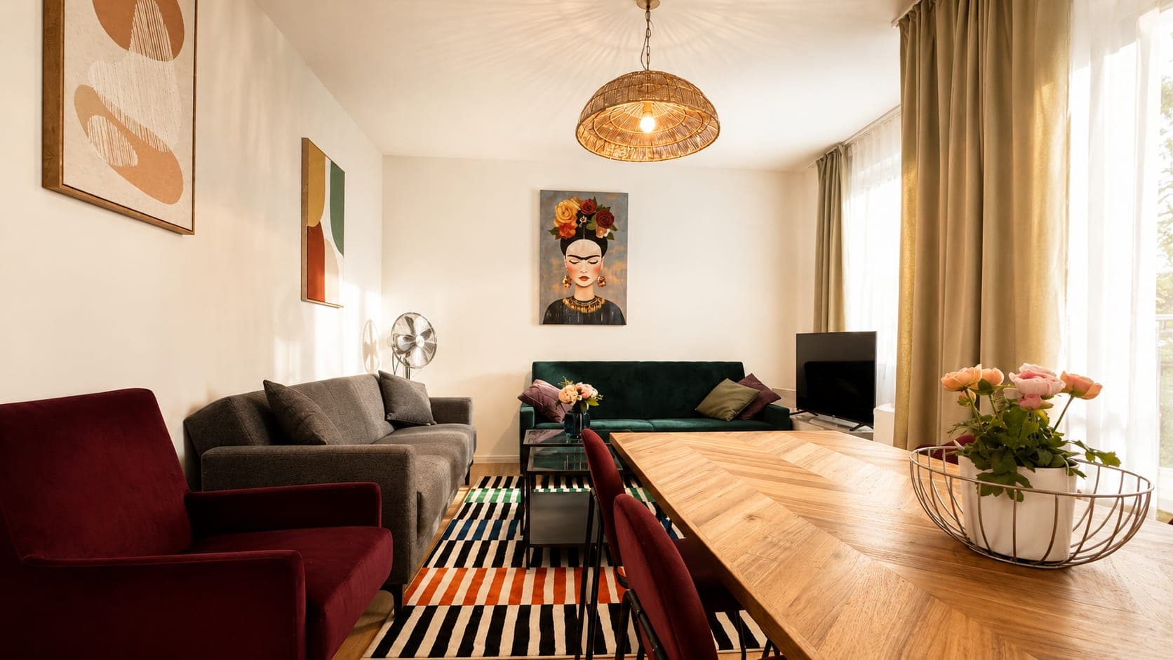 Living room in Flat 2011, photograph 2 of 4