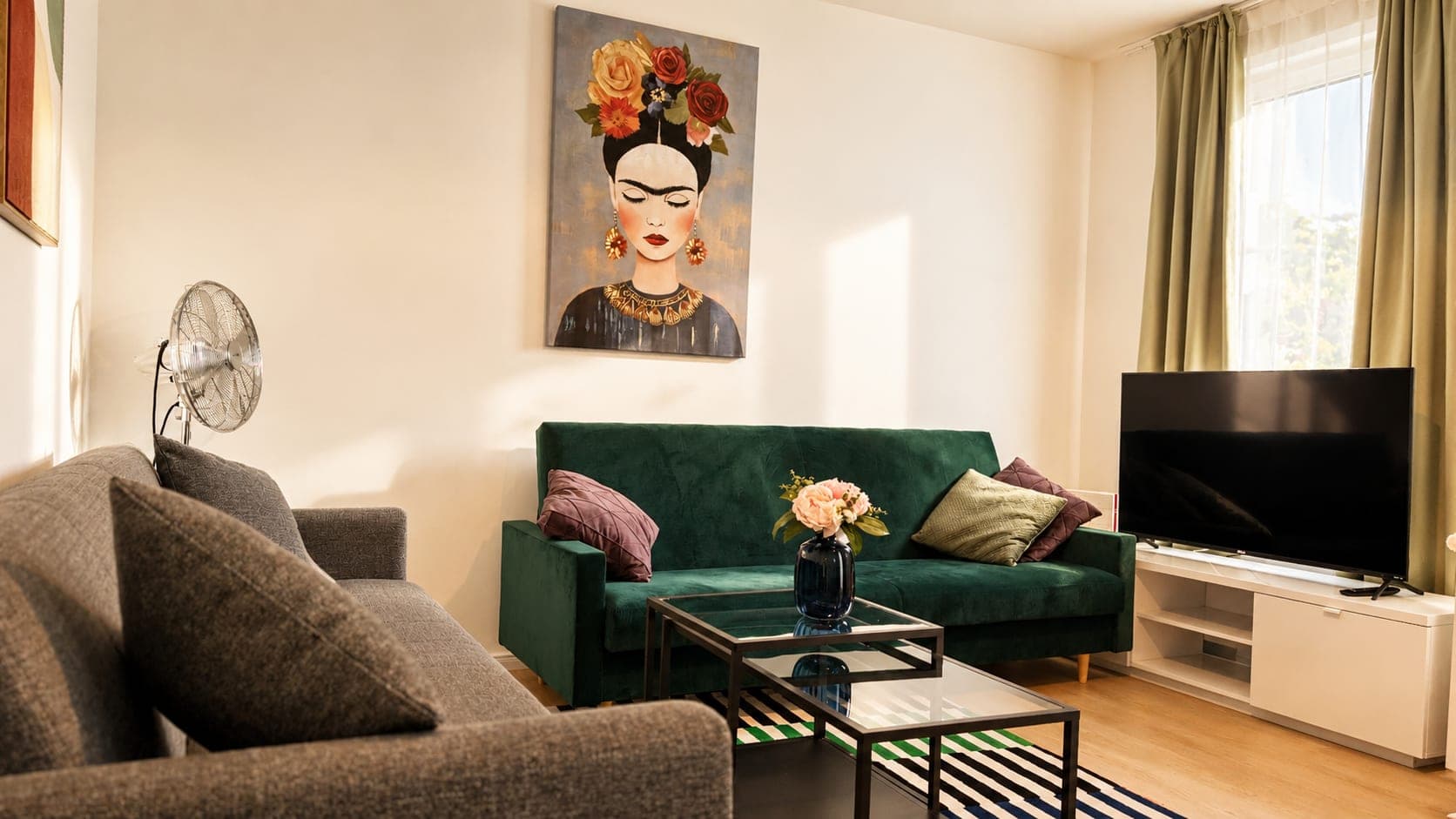 Living room in Flat 2011, photograph 3 of 4