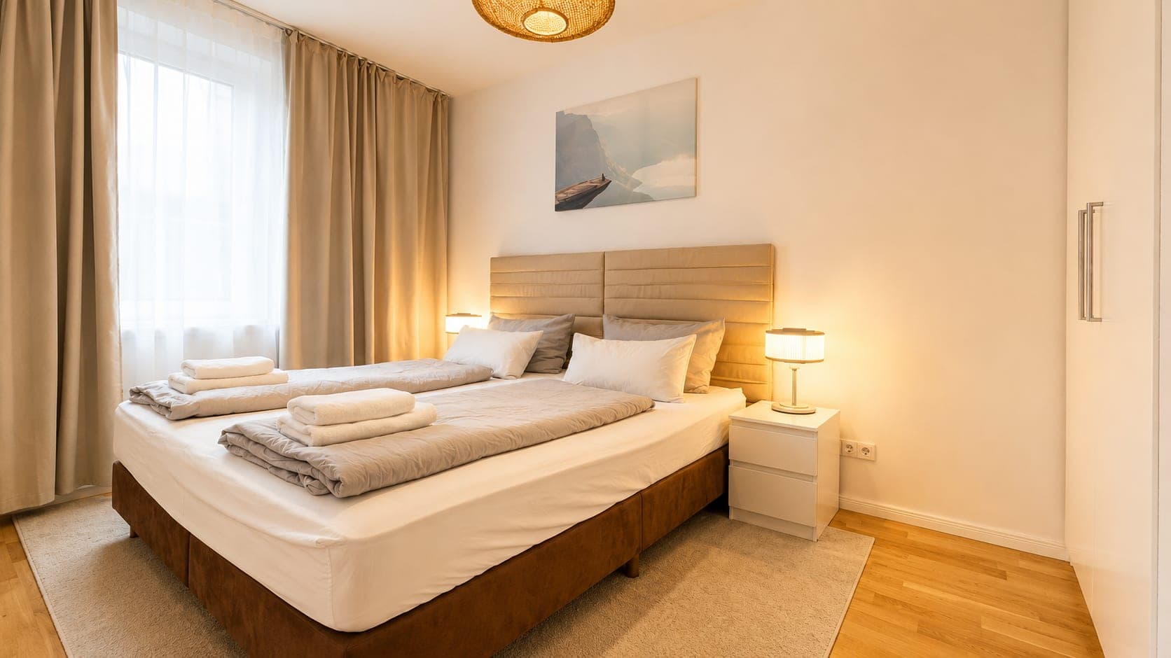 Bedroom in Flat 202