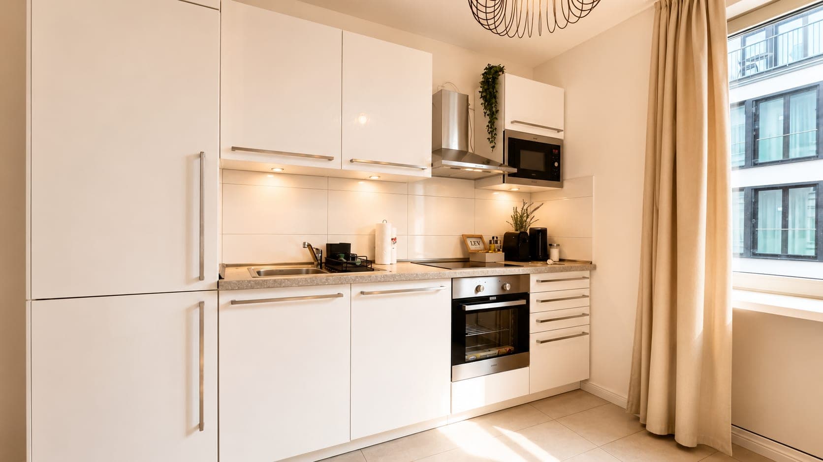 Kitchen in Flat 202, photograph 3 of 3