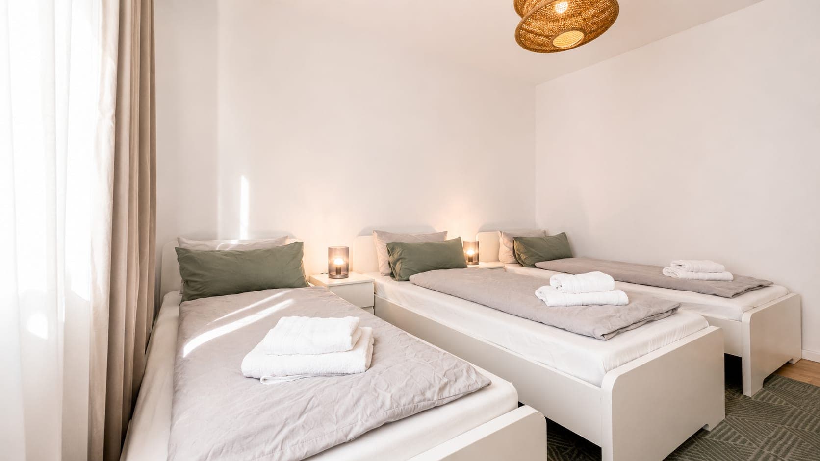 Bedroom in Flat 203, photograph 1 of 2