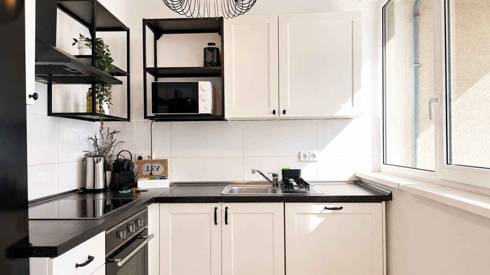 Kitchen in Flat 203, photograph 2 of 4