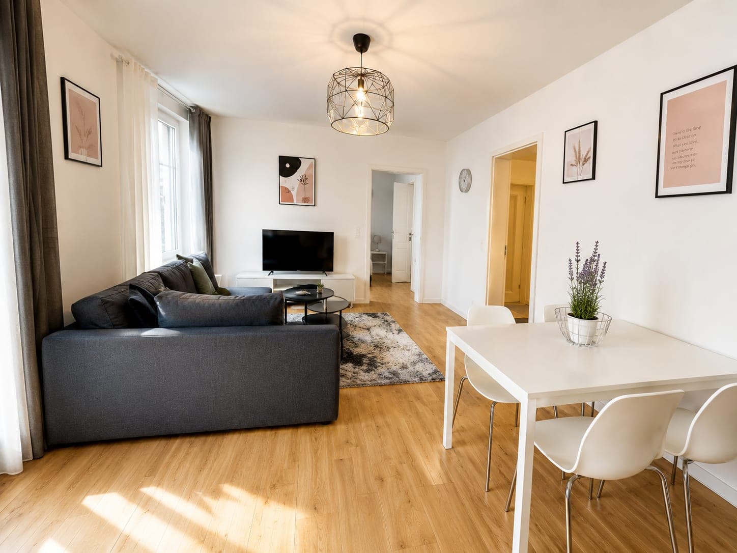 Living room in Flat 203, photograph 4 of 4