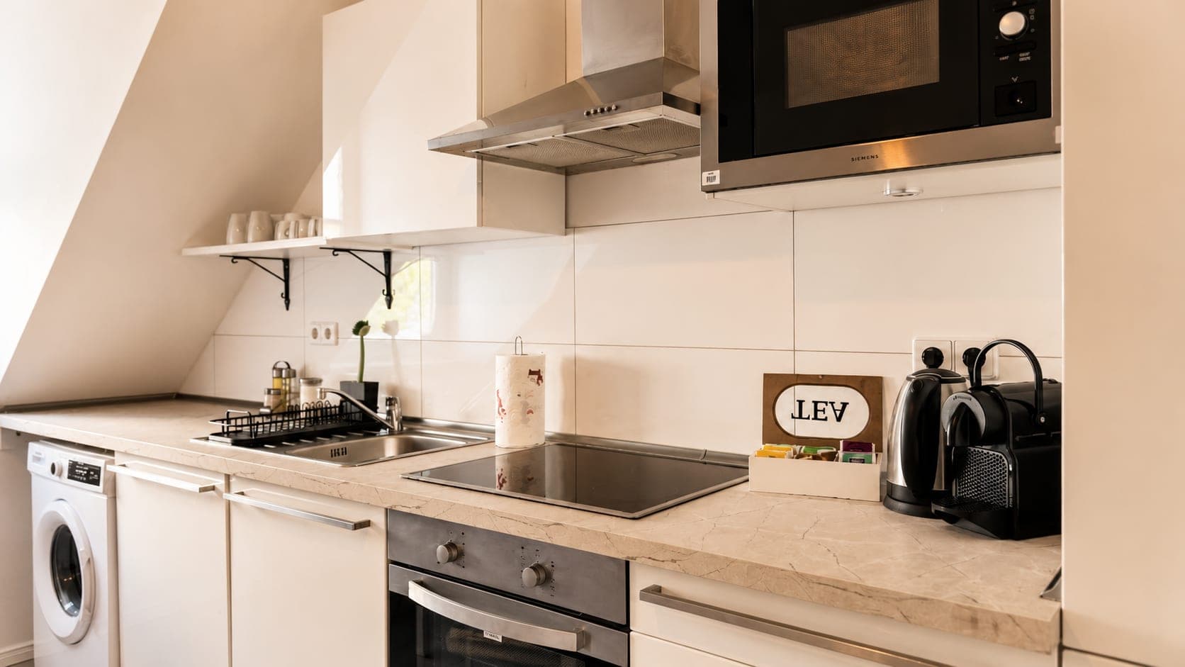 Kitchen in Flat 2031, photograph 1 of 4