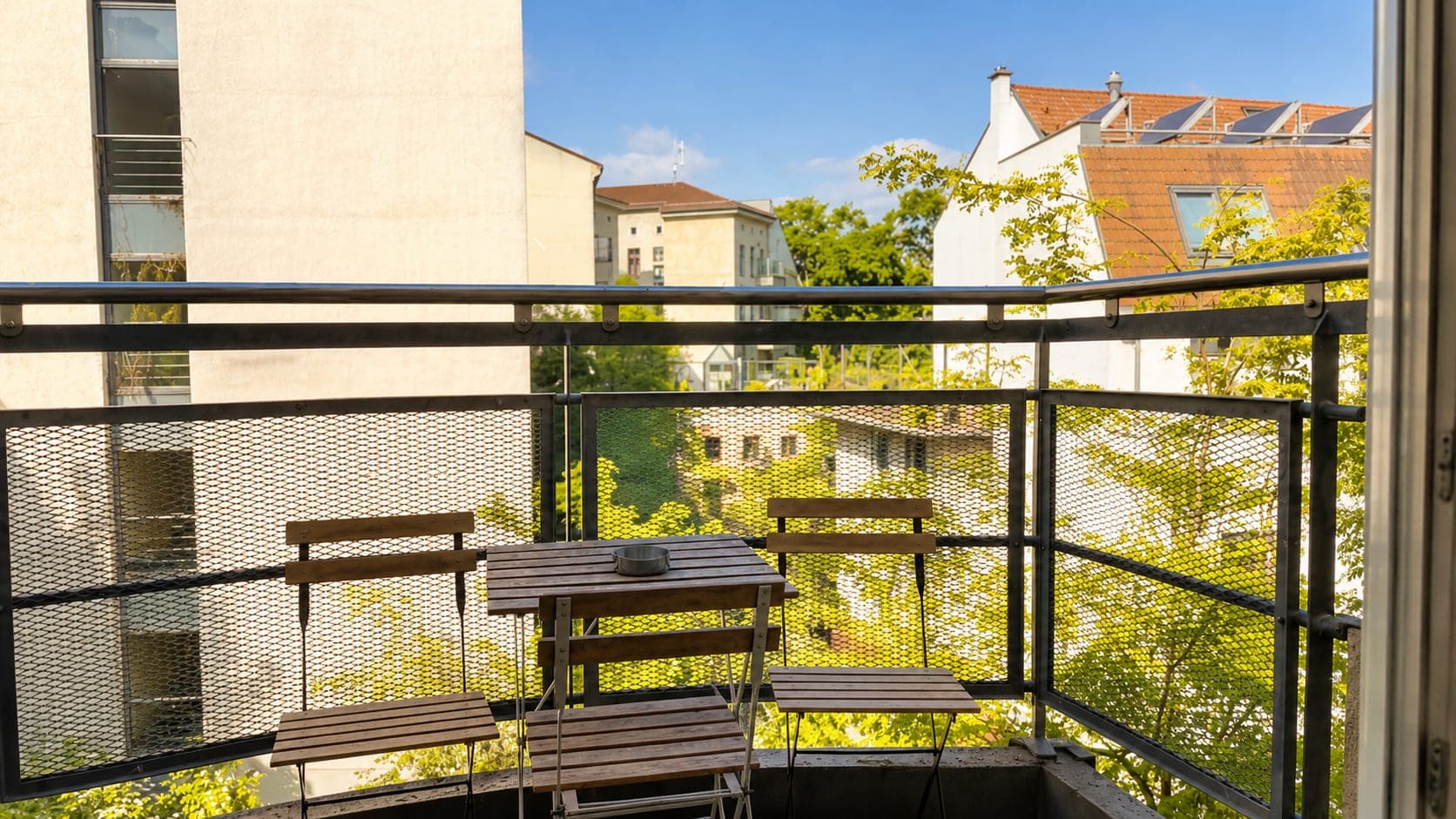 Balcony in Flat 2031, photograph 1 of 2