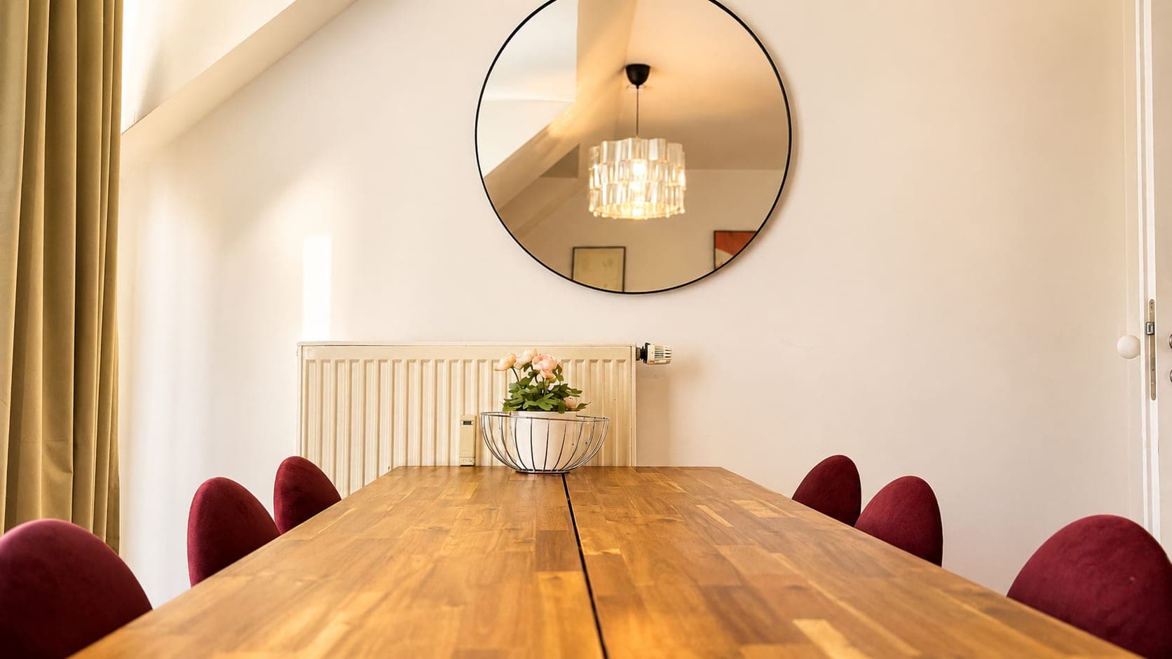 Dining area in Flat 2031, photograph 2 of 3