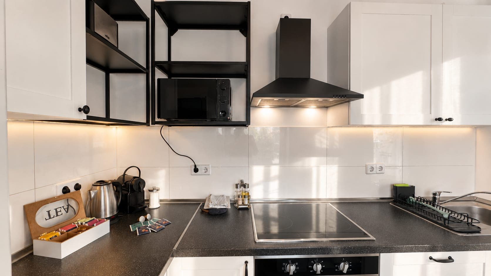 Kitchen in Flat 2032, photograph 1 of 3