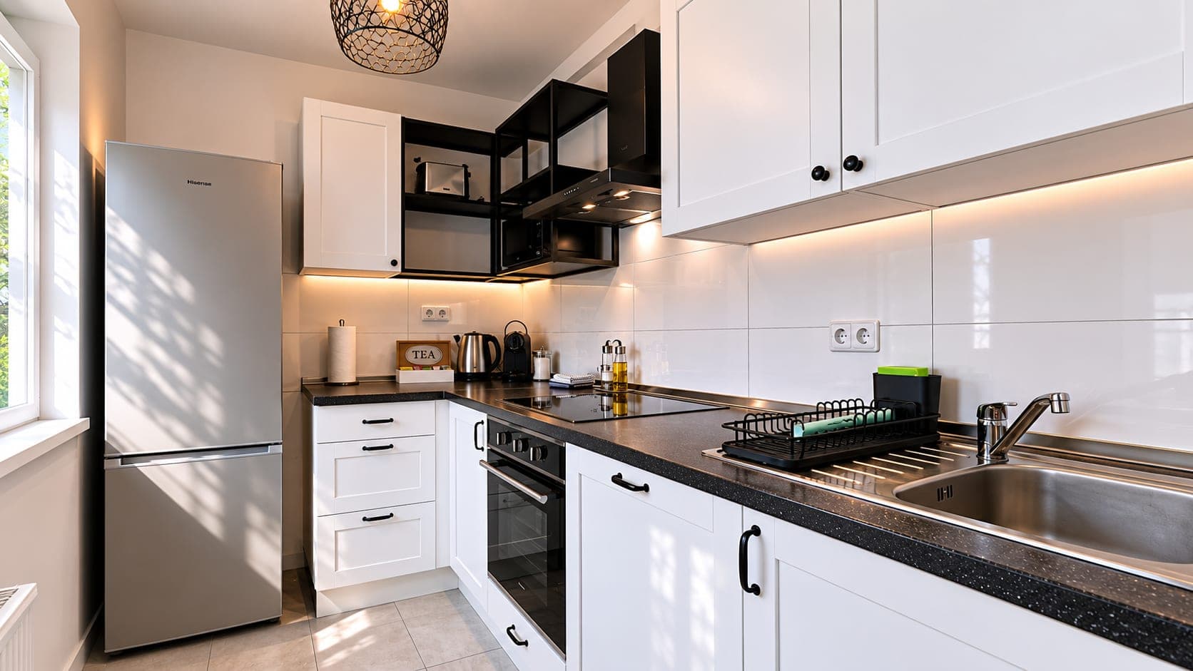 Kitchen in Flat 2032, photograph 3 of 3