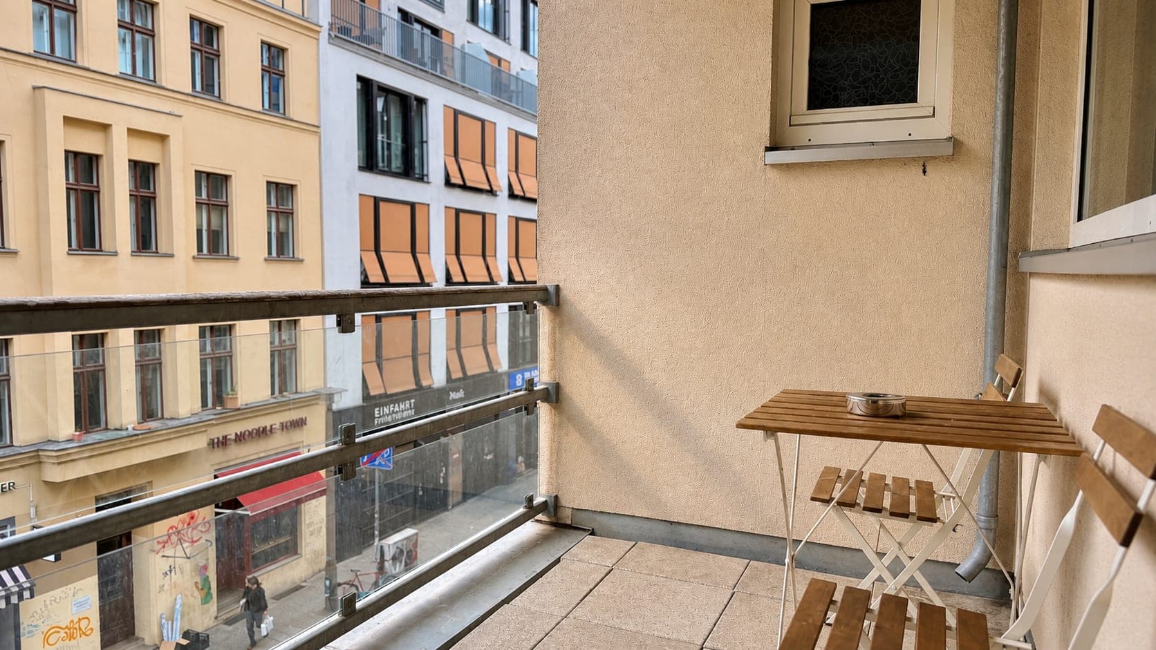 Balcony in Flat 205, photograph 2 of 2