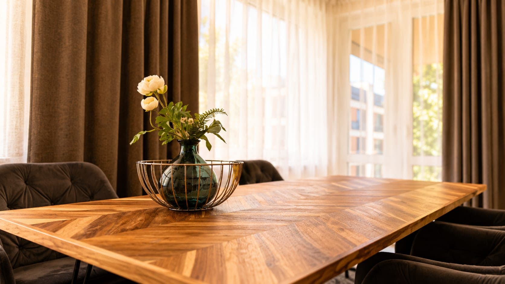 Dining area in Flat 205, photograph 4 of 4