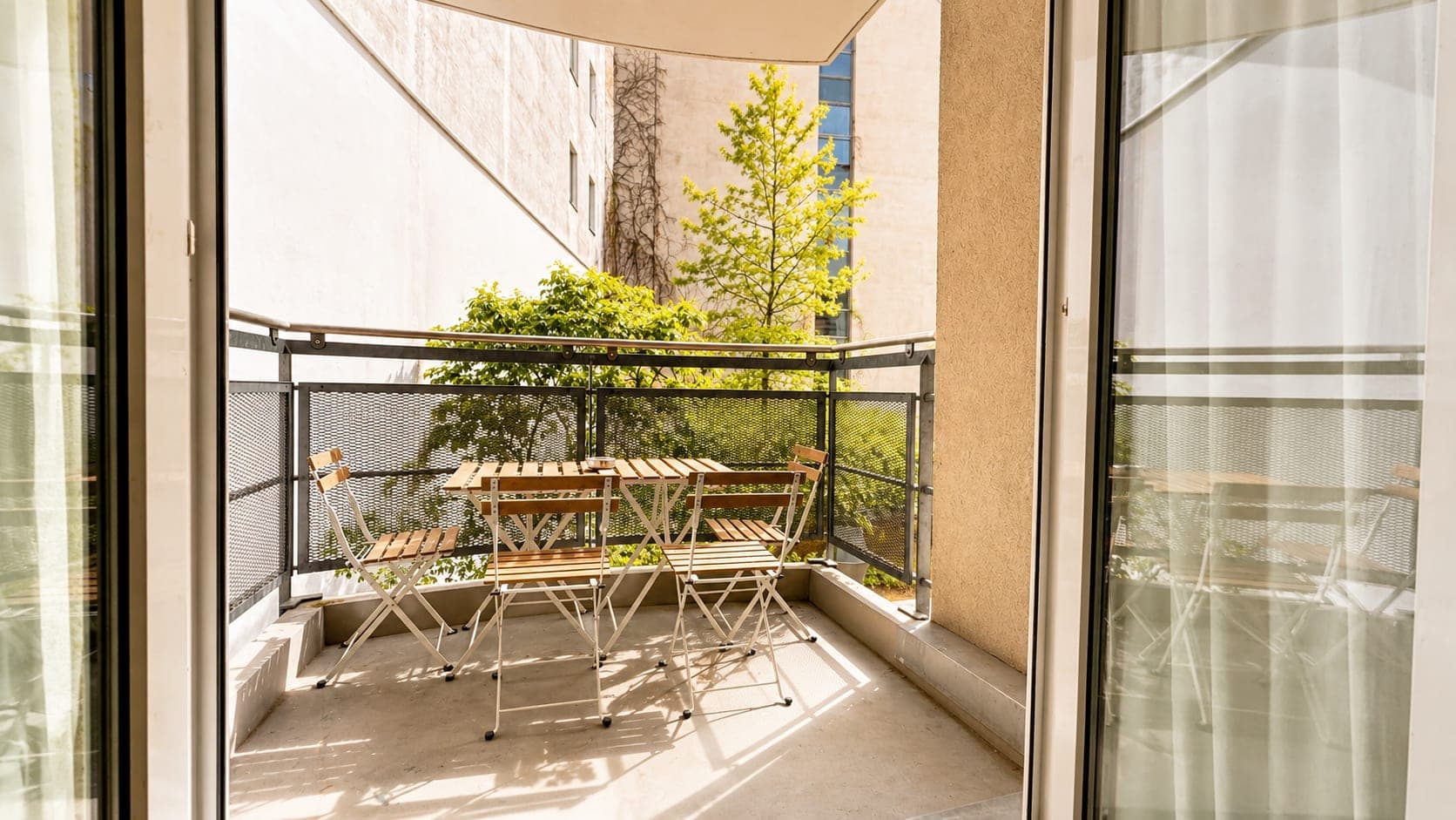 Balcony in Flat 2111, photograph 1 of 2