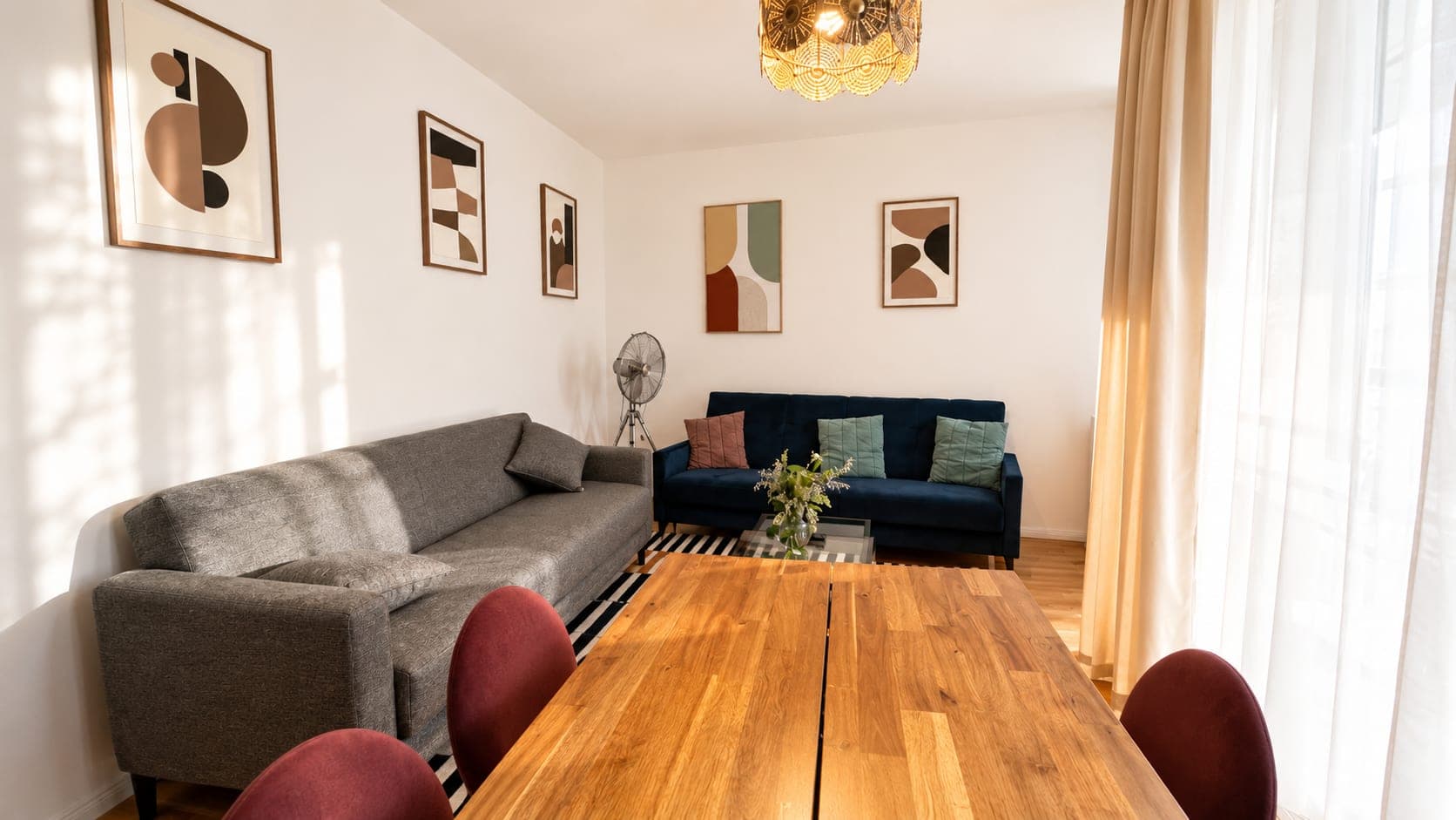 Living room in Flat 2121, photograph 4 of 4