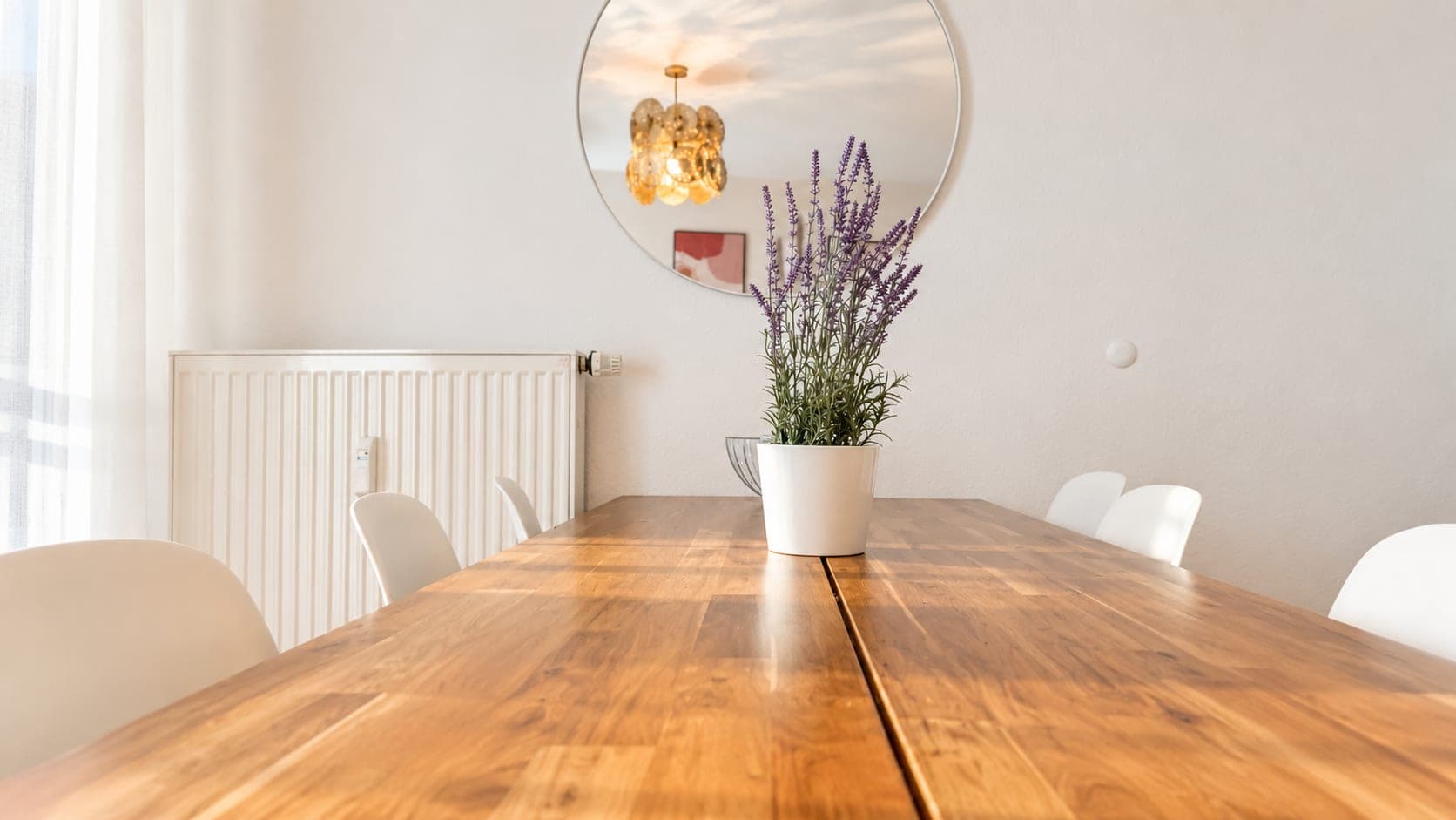 Dining area in Flat 2131, photograph 1 of 2