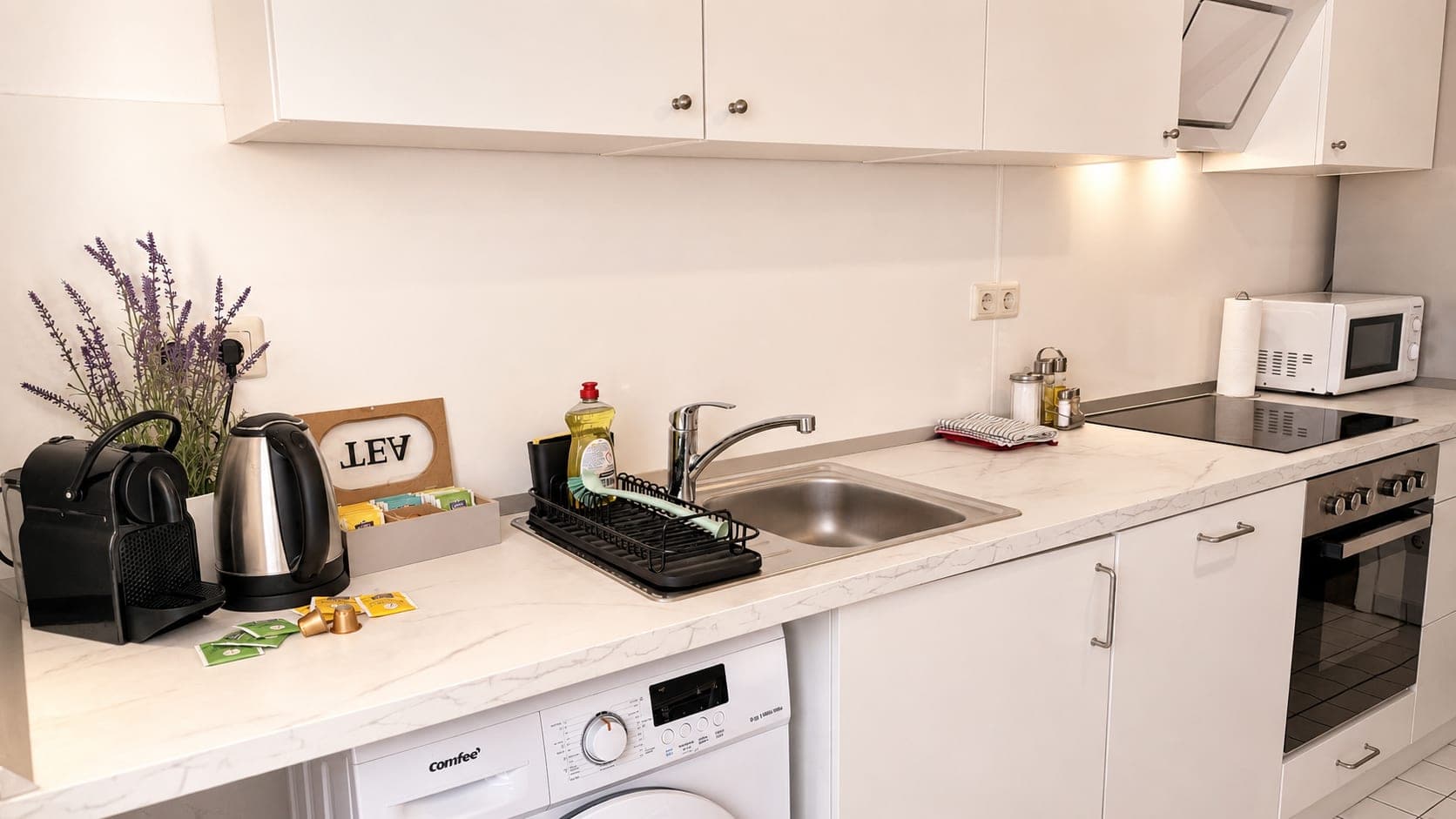 Kitchen in Flat 2131, photograph 3 of 4