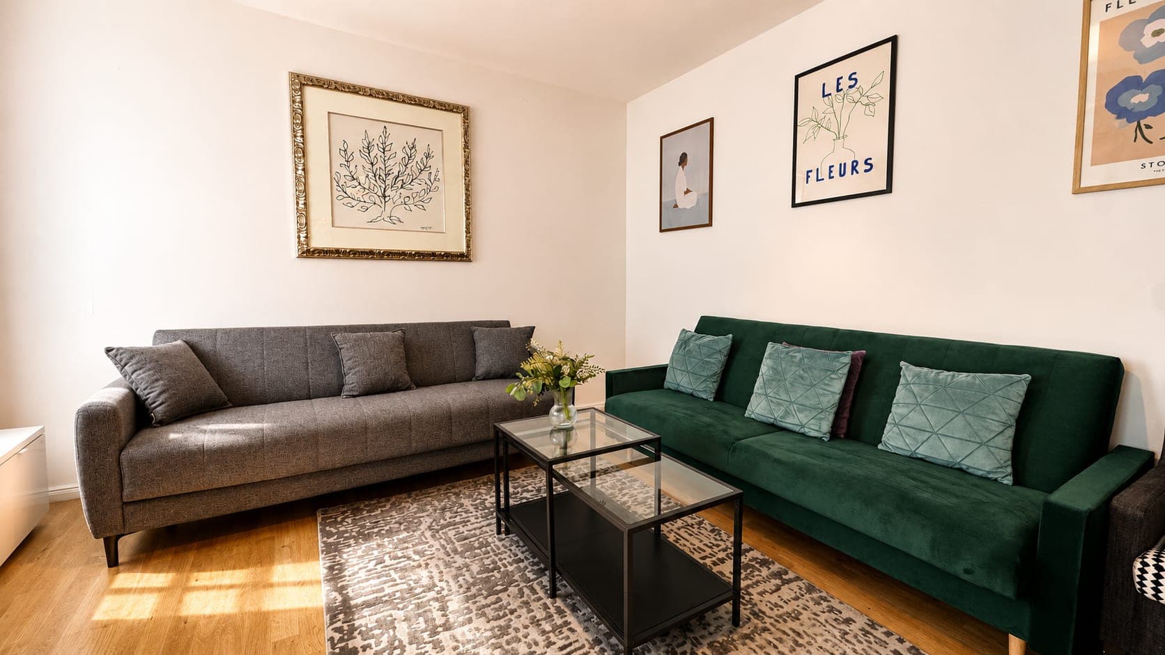 Living room in Flat 2132, photograph 3 of 3