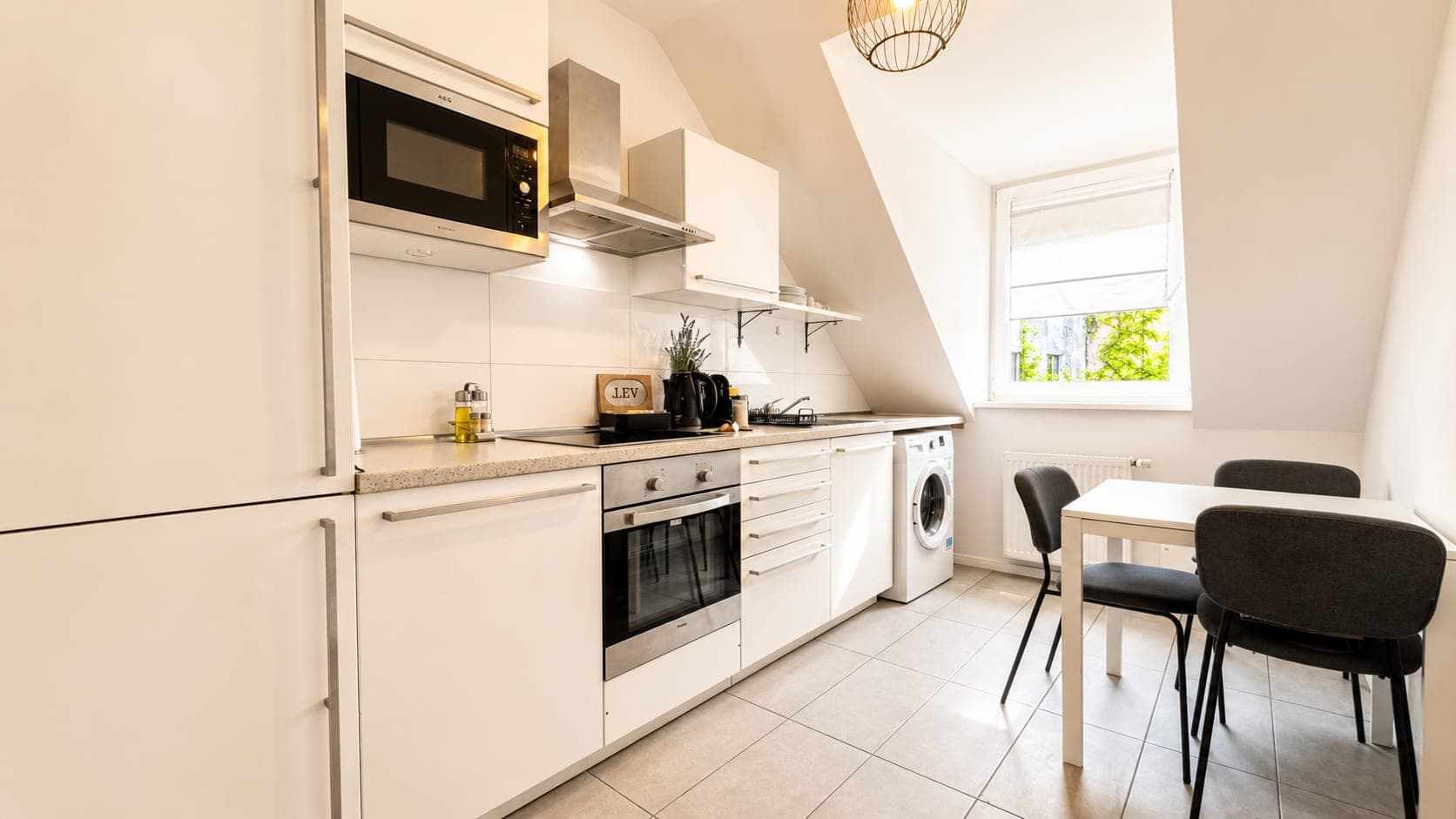 Kitchen in Flat 2142, photograph 1 of 2