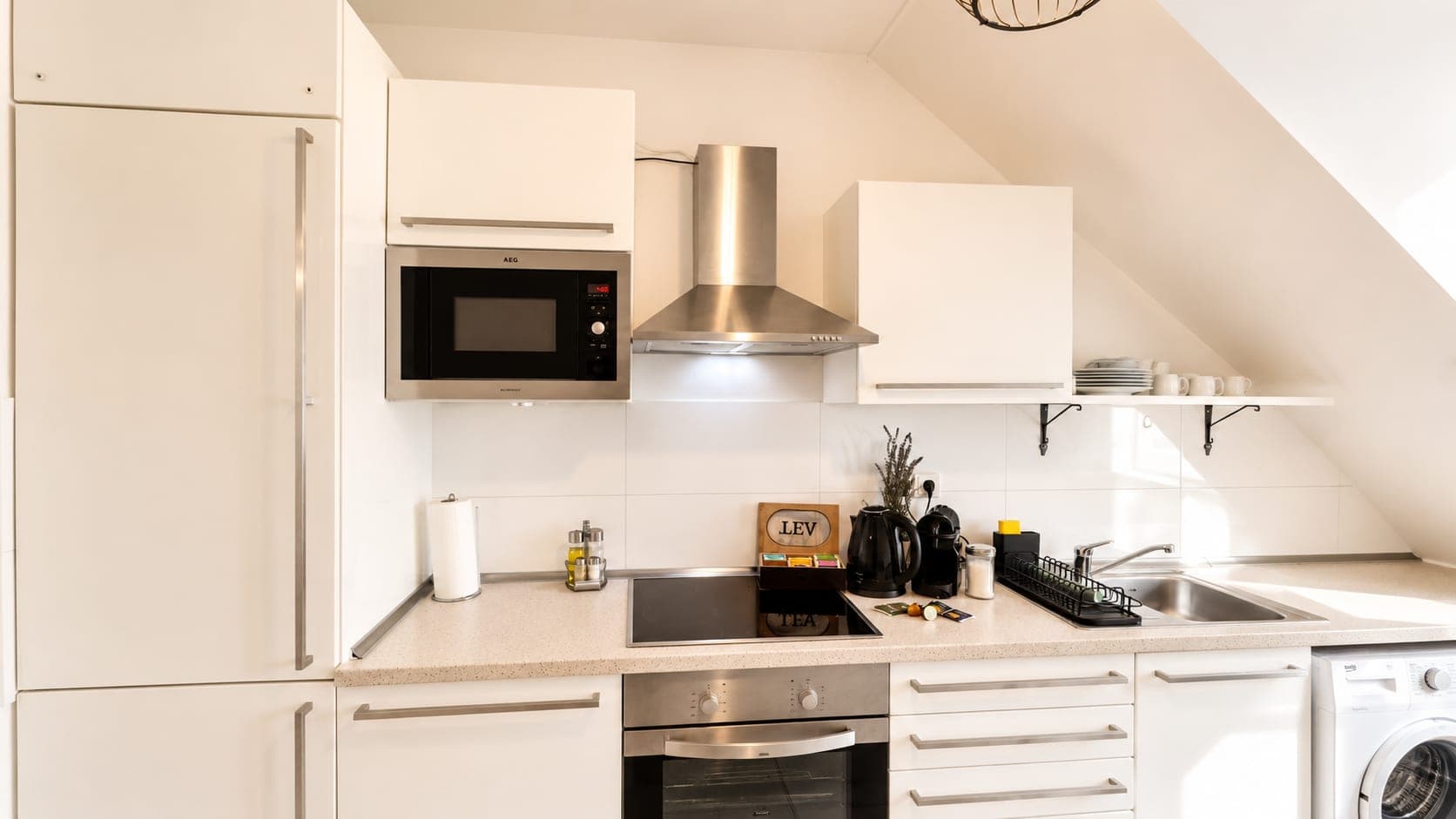 Kitchen in Flat 2142, photograph 2 of 2