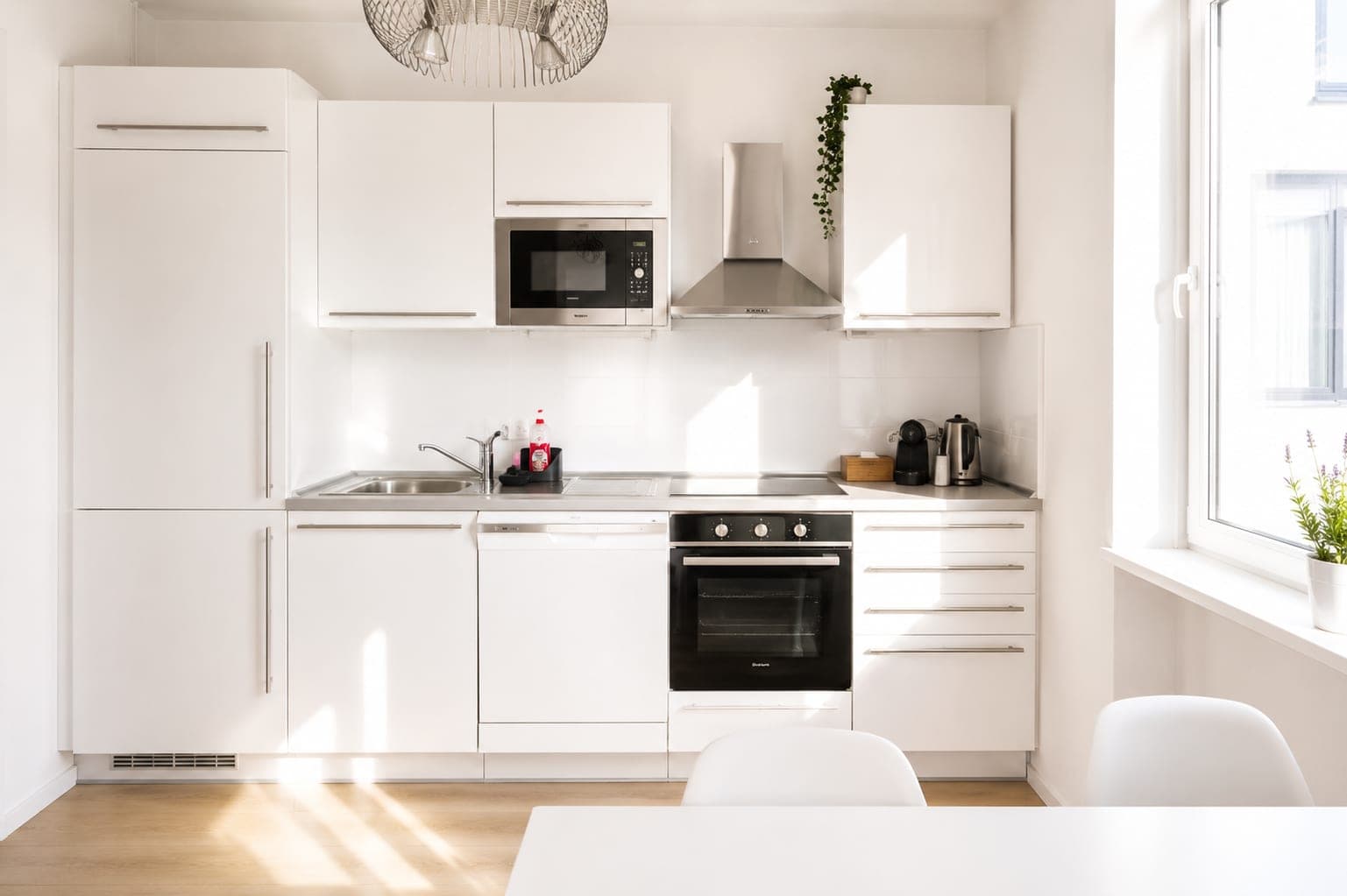 Kitchen in Flat 302, photograph 2 of 3