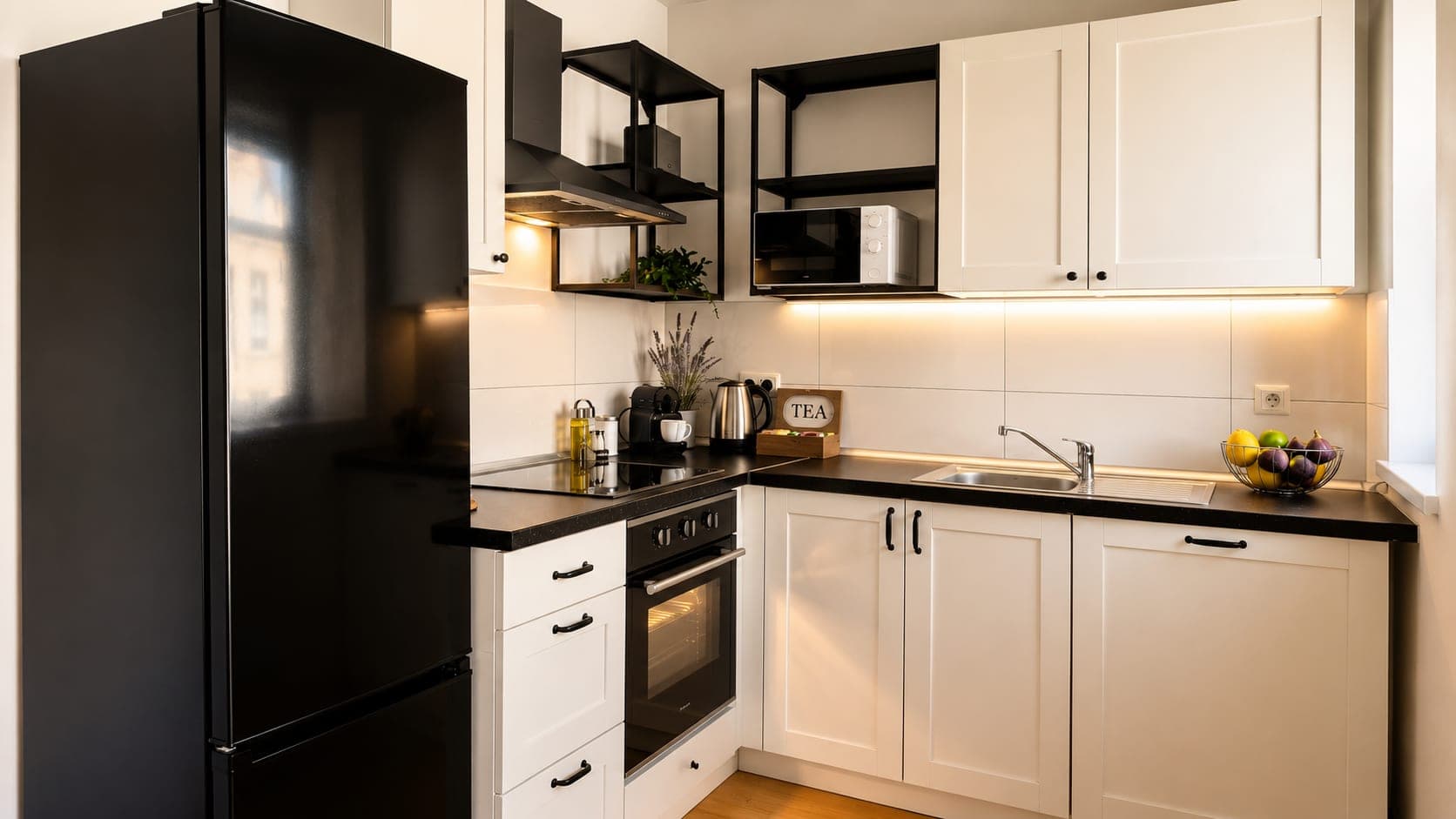 Kitchen in Flat 303, photograph 1 of 3
