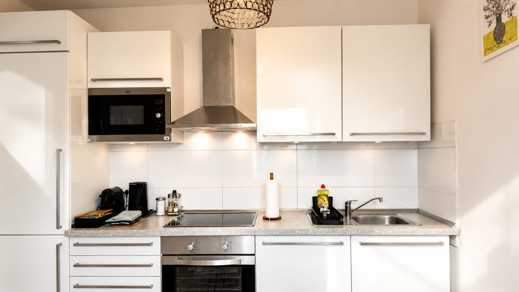 Kitchen in Flat 502, photograph 3 of 3