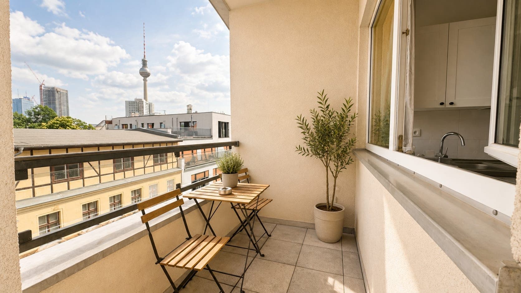 Balcony in Flat 504