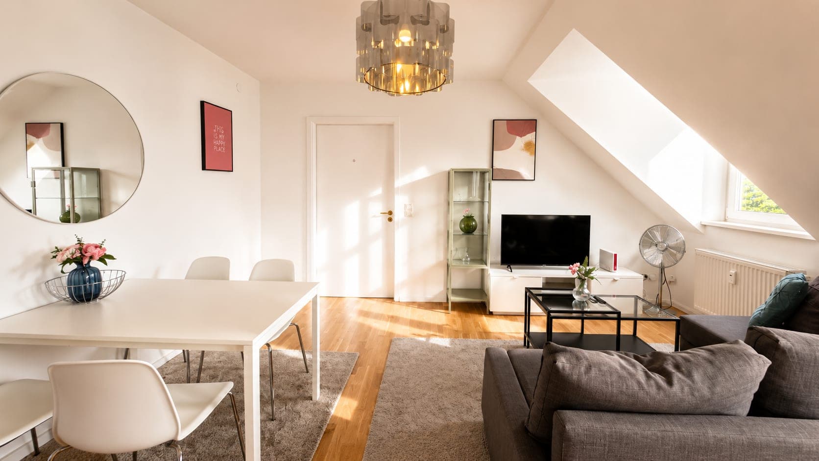 Living room in Flat 504, photograph 3 of 3