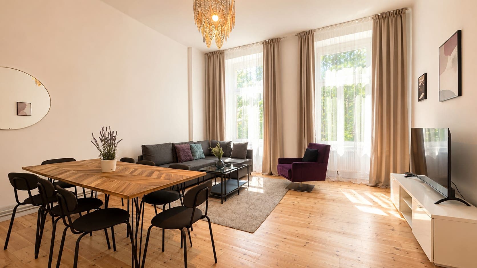 Dining area in Flat R3, photograph 4 of 4